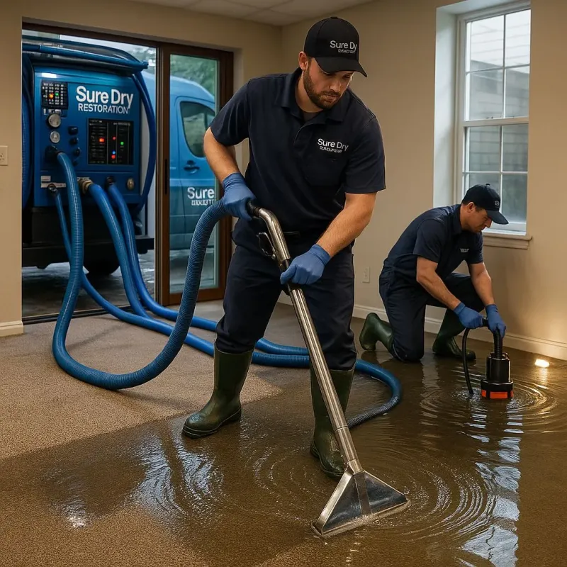 Water Extraction and Removal process in Sneads Ferry, NC